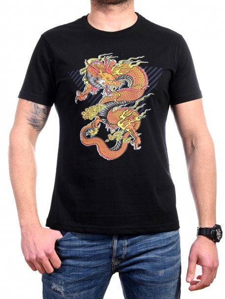 Tricou bărbătesc cu dragon