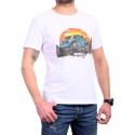 Tricou alb Off Road