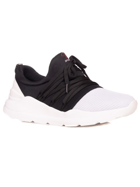 Pantofi sport bărbați - alb-negru