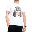 Tricou alb pentru antrenament
