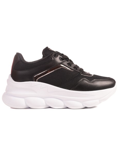 Adidași pentru femei cu platformă în negru