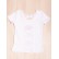 Tricou alb cu decupat la spate