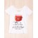 Tricou alb cu decupat la spate