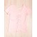 Tricou roz cu decupat la spate