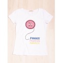 Tricou alb de dama Foggy