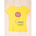 Tricou galben de damă Foggy