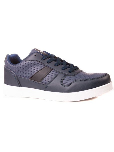 Adidași bărbătești ieftini în culoare albastru închis